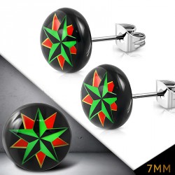 7mm | Ocelové náušnice